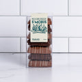 Winfield's S'mores 7-piece assortment boxed in clear packaging, milk and dark chocolate
