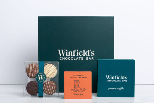 A Taste of Winfield's Gift Box, front view