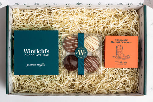 A Taste of Winfield's Gift Box, overhead view