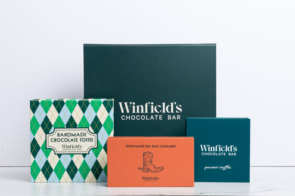 Caramel & Chocolate Gift Box, front view