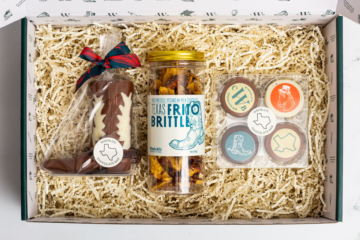 Howdy Y'all Gift Box, overhead view