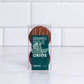 Winfield's Chocolate Covered Oreos 2-count box in dark and milk chocolate, shown through the clear window