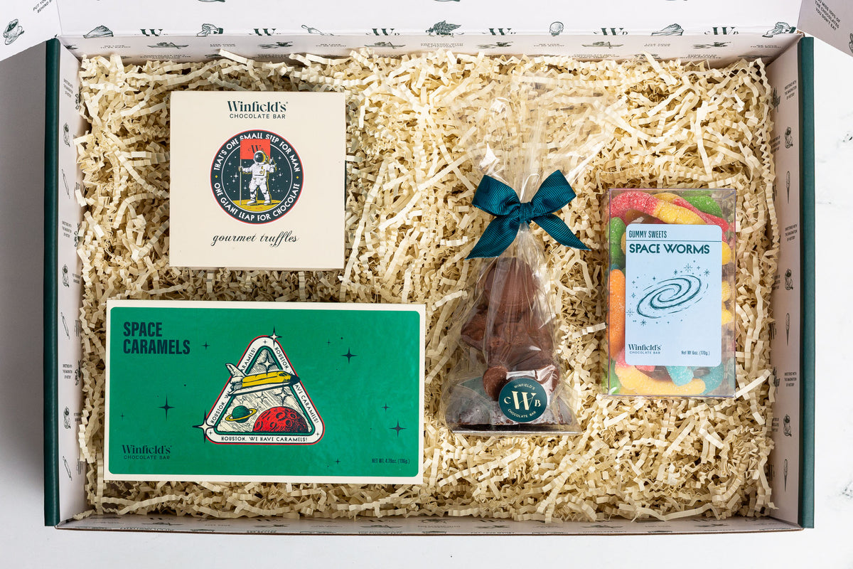 Out of this World Gift Box, overhead view