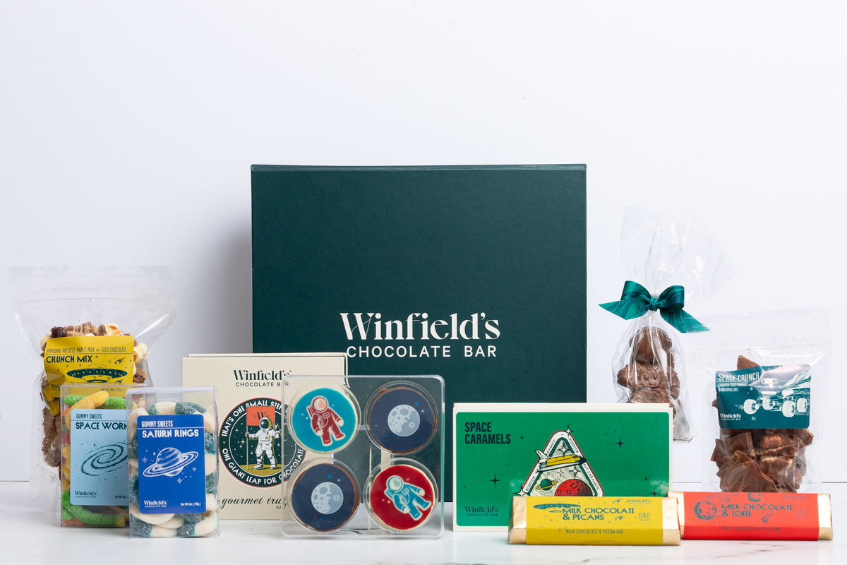 The Big Bang Gift Box, front view