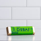 Winfield's Milk Chocolate Dubai Bar in its green wrapper
