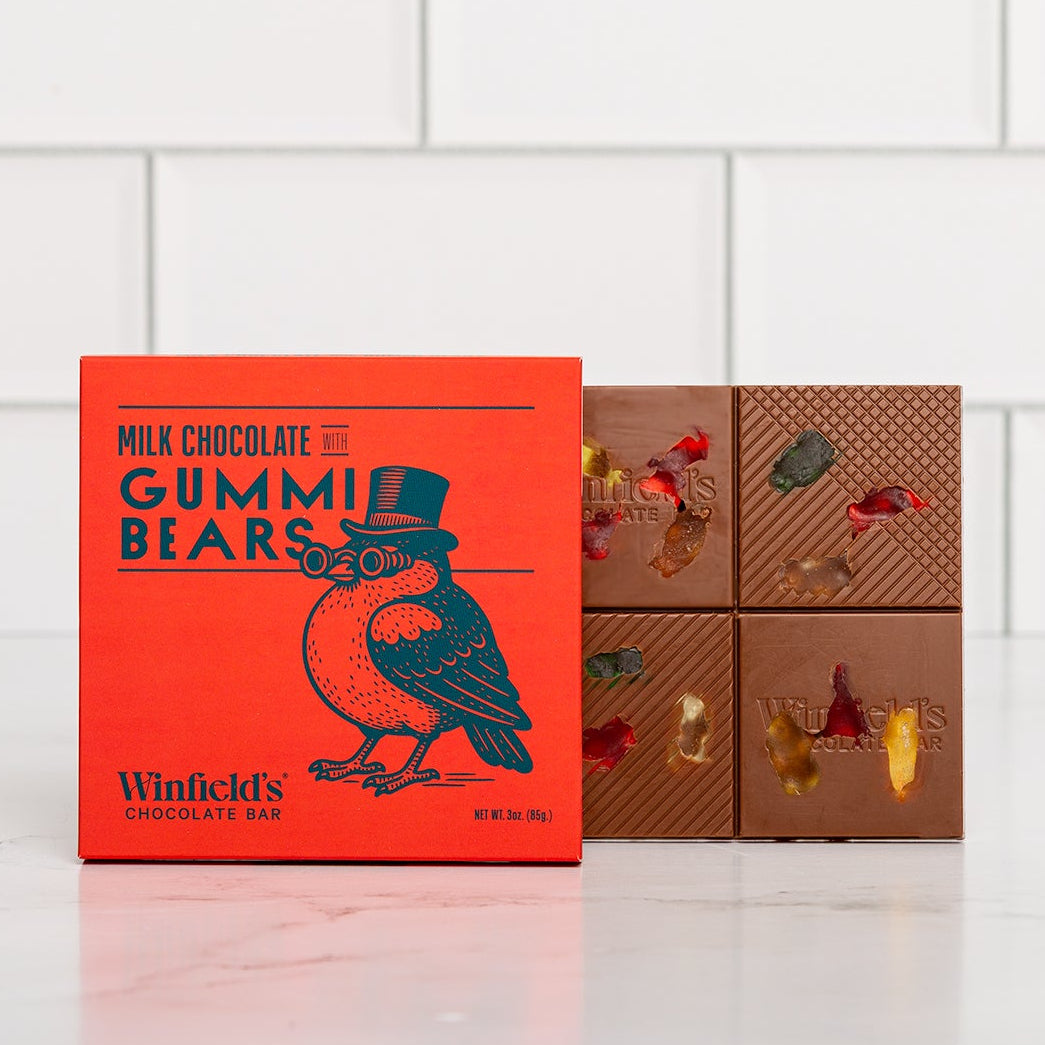 Milk Chocolate Gummy Bear Bar