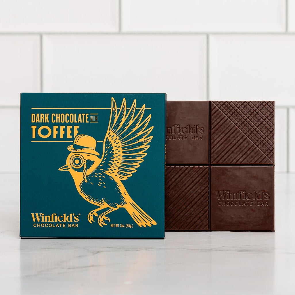 Dark Chocolate Toffee Bar